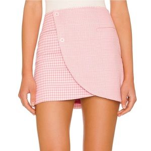 Majorelle Nell Mini Skirt in Picnic Pink from REVOLVE